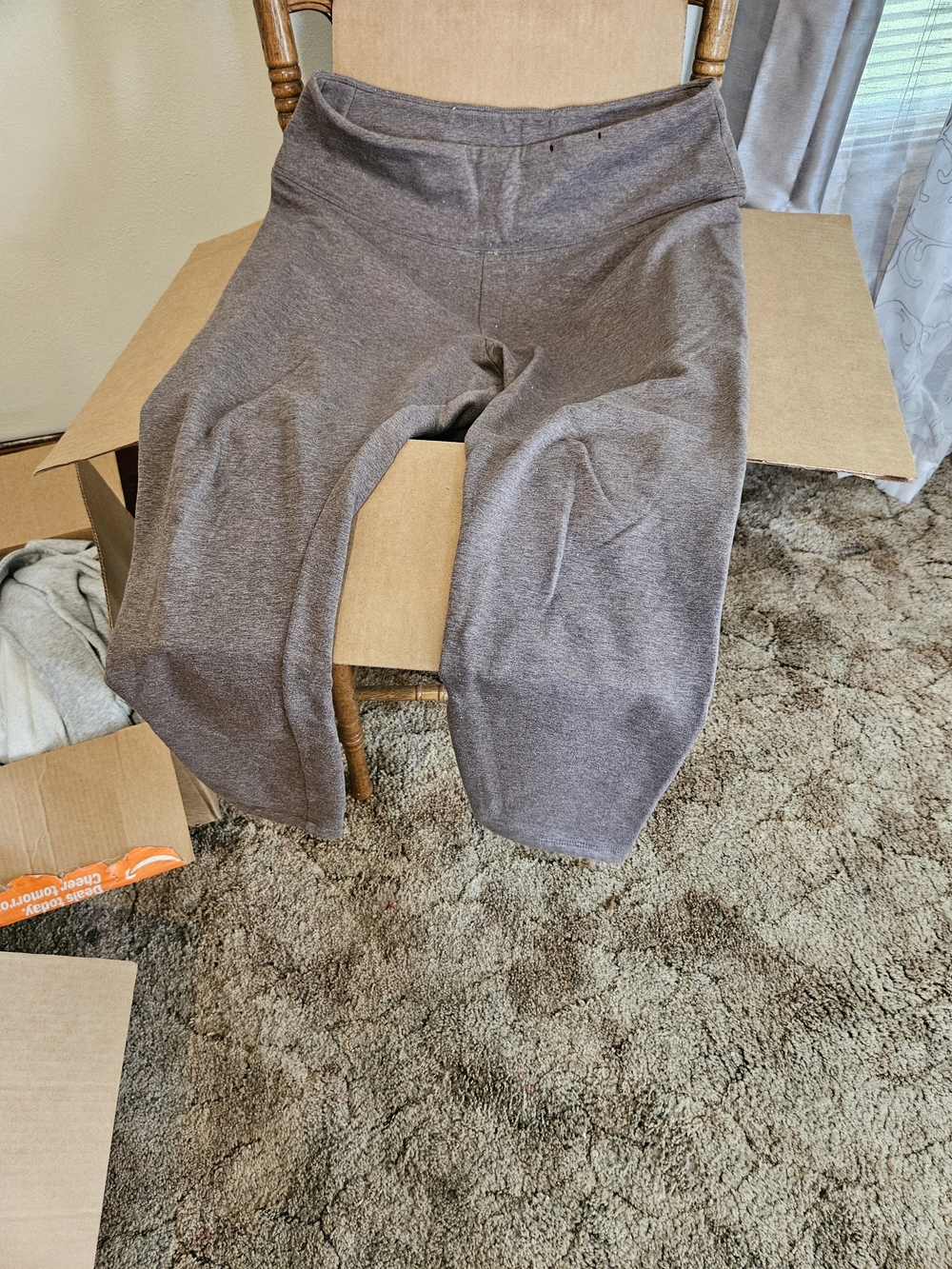 Simply Vera Vera Wang XL Gray Leggings - Picture 3 of 3